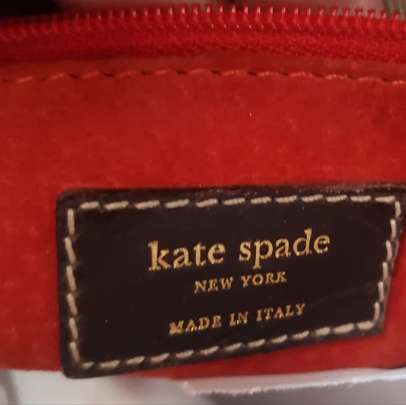 Kate Spade Tan and Red Women's Bag - Picture 6 of 6
